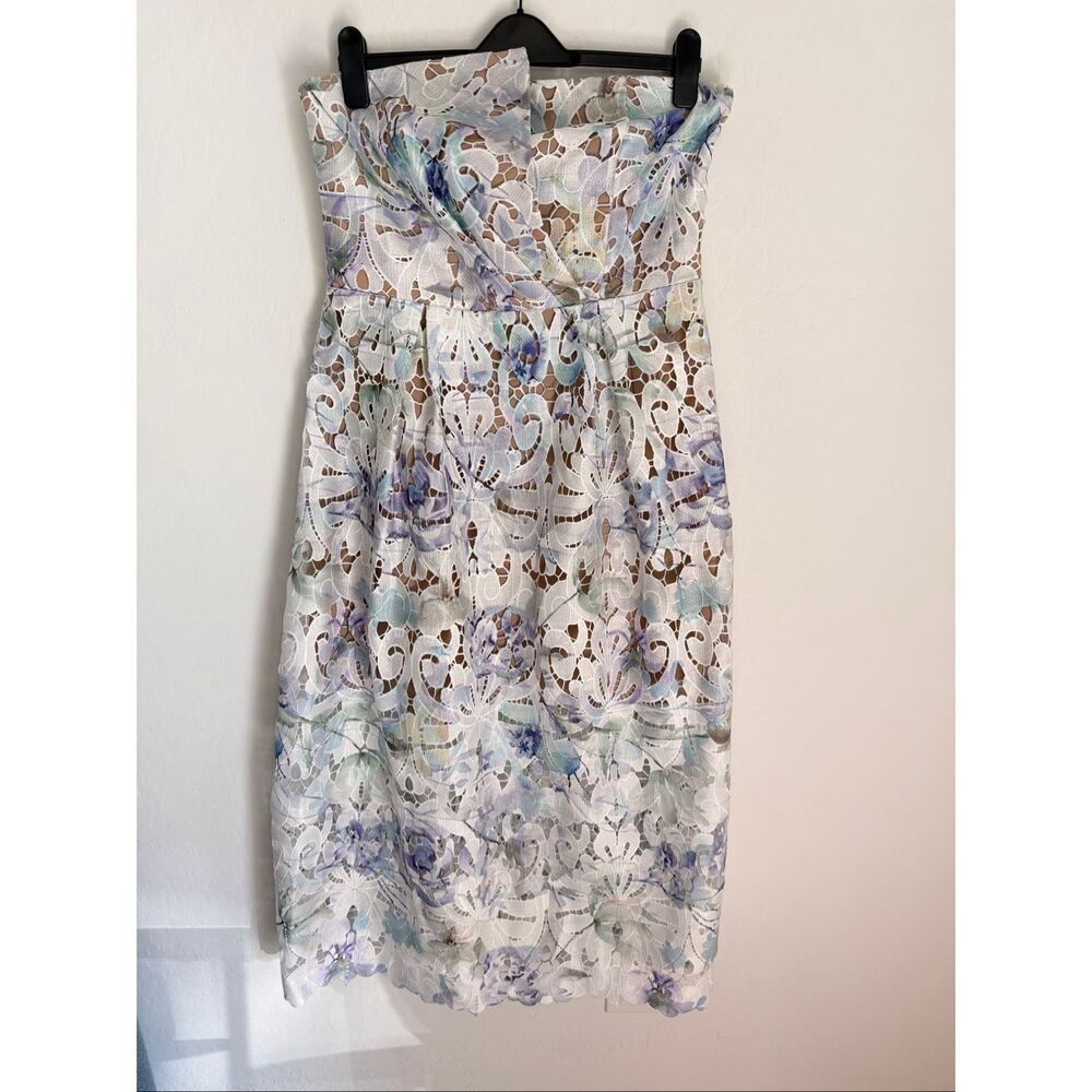 ELLIATT Madrid Strapless Lace Bohemian Cocktail Party Dress Size 10